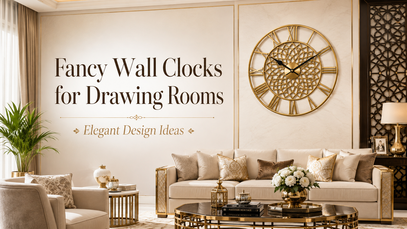 Fancy Wall Clocks for Drawing Rooms: Elegant Design Ideas
