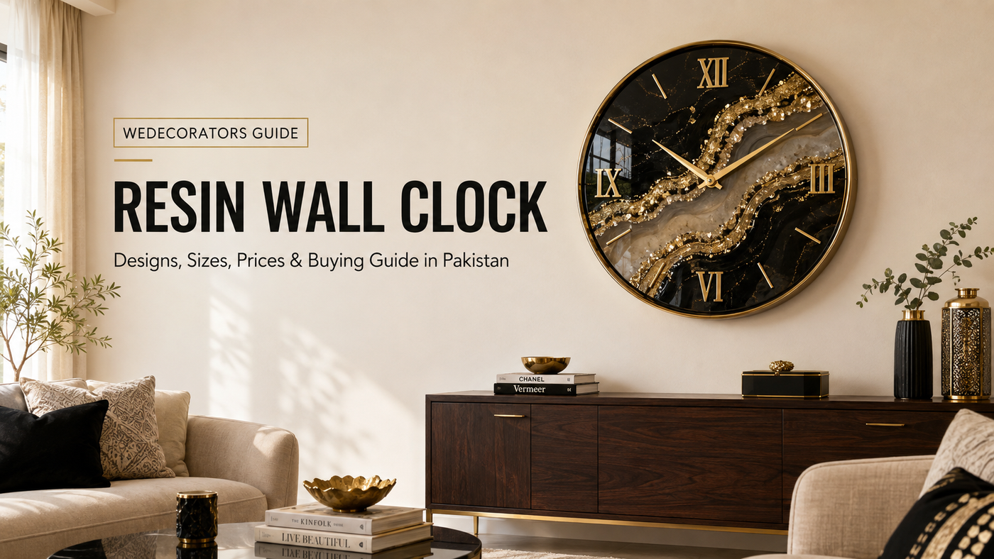 Resin Wall Clock Pakistan: Designs, Sizes & Buying Guide