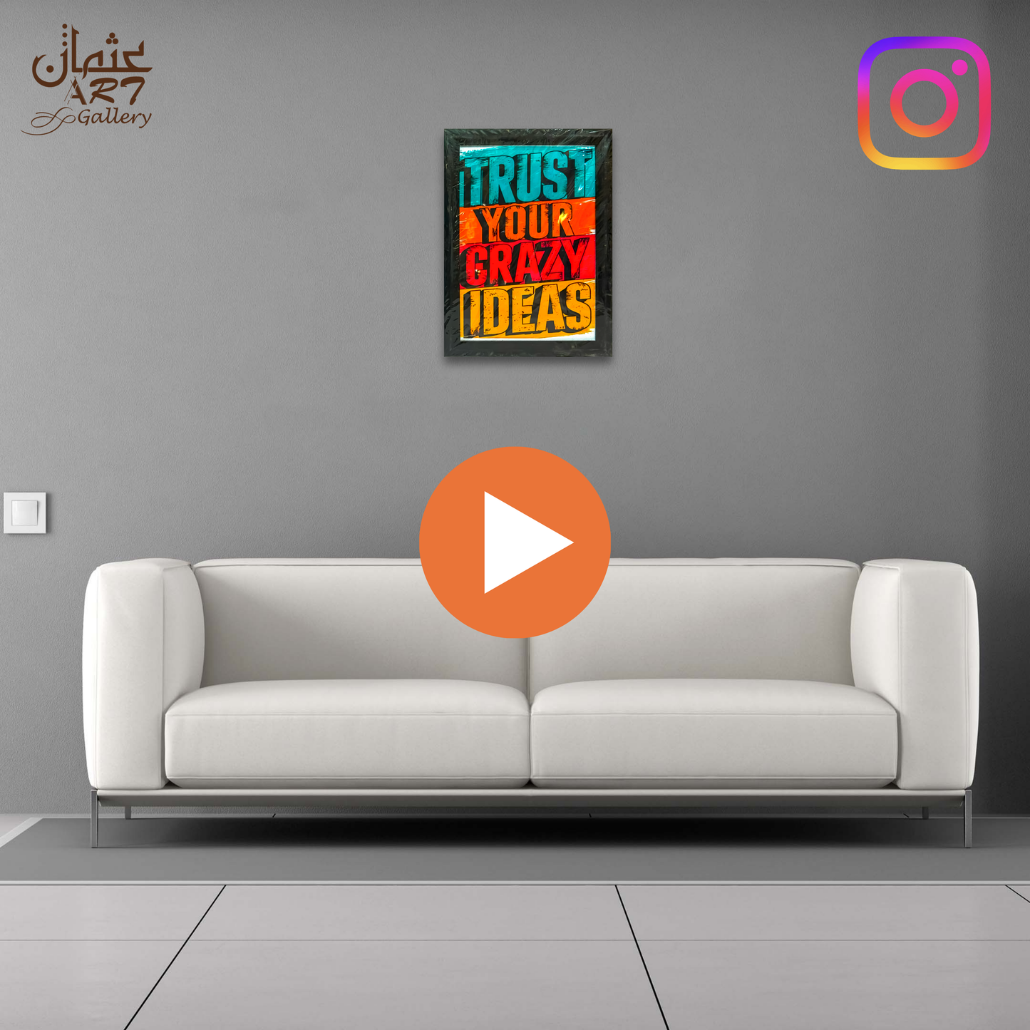 Trust Ideas Quote Frame Usman Interior and Art Gallery