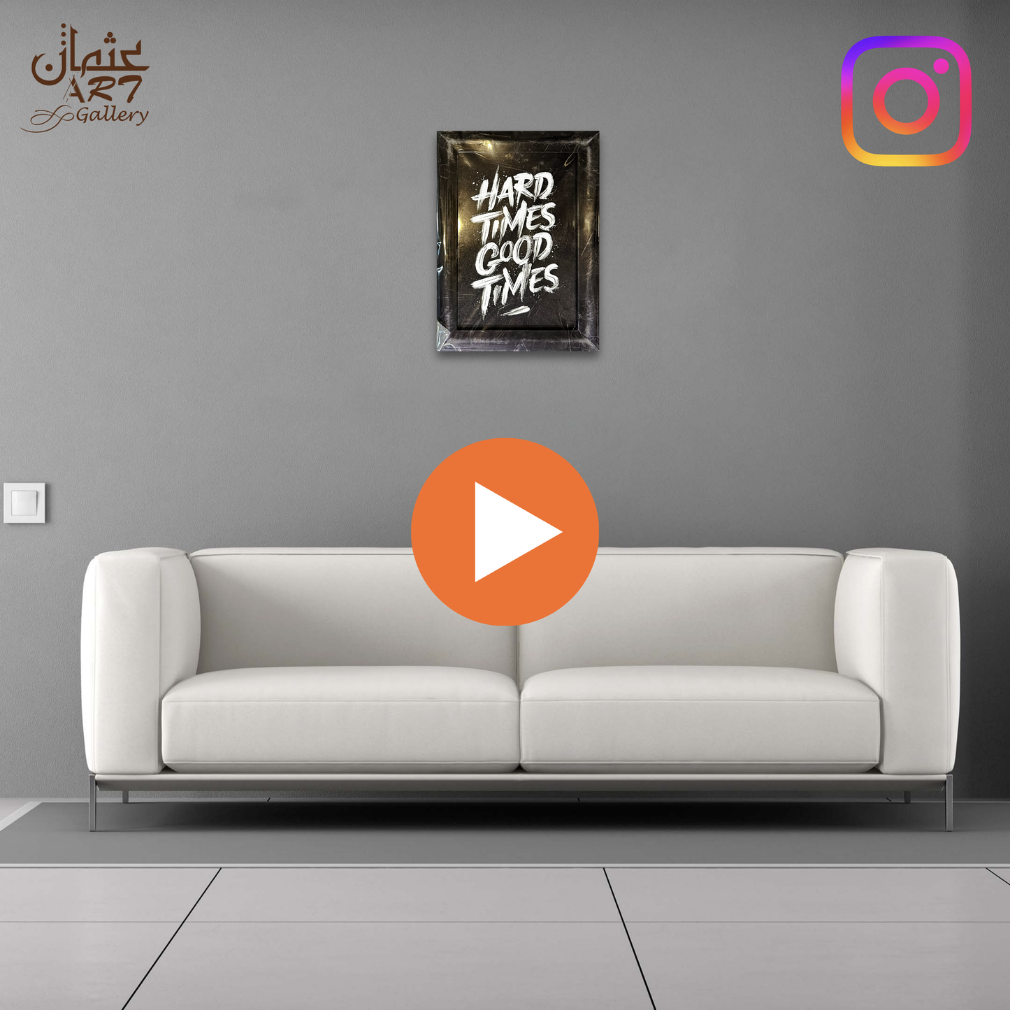 Hard Times Good Times Quote Usman Interior and Art Gallery