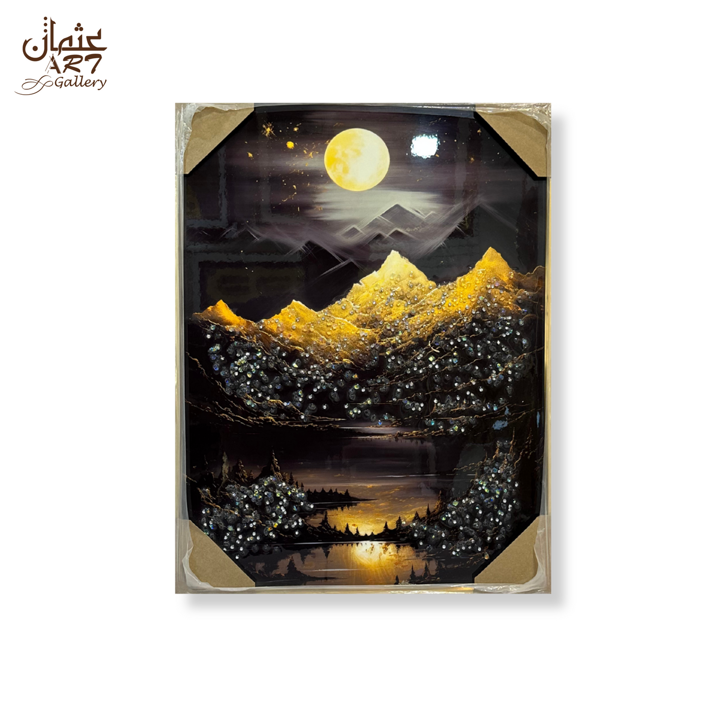 Resin Mountain Landscape Wall Art