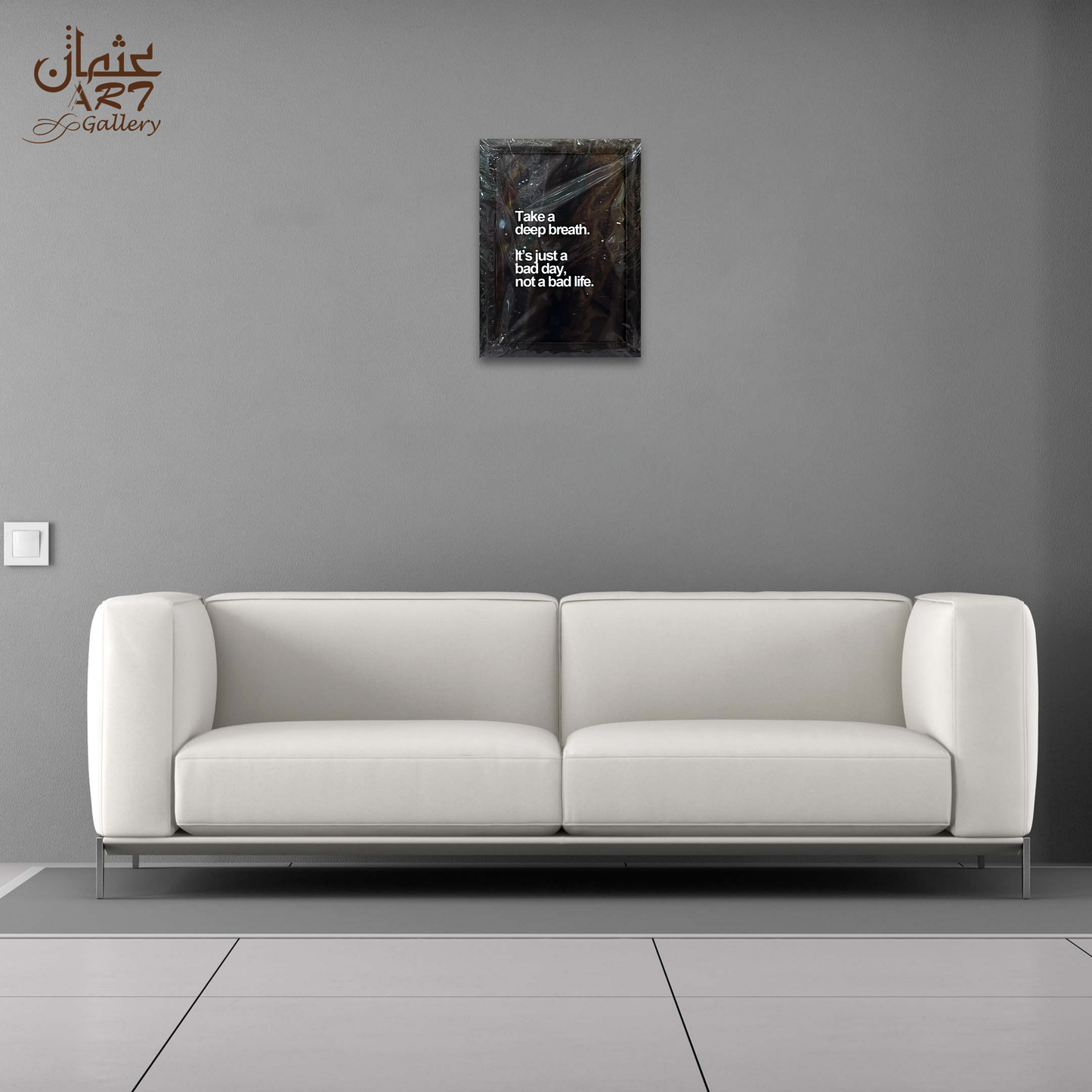 Bad Day Not Life Quote Frame