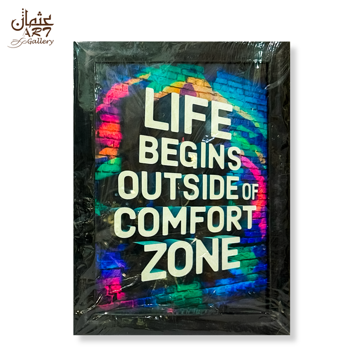 Comfort Zone Quote Frame
