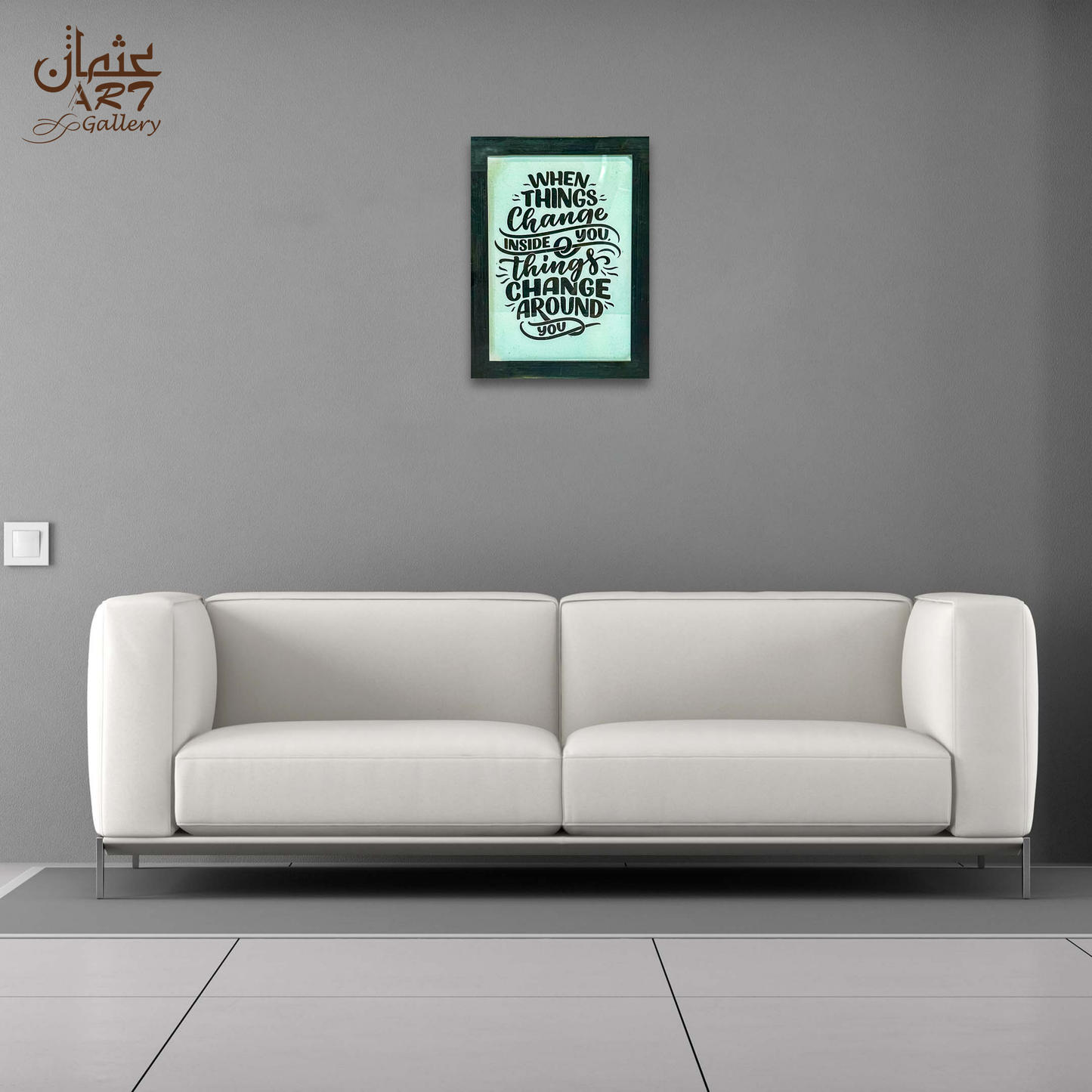 Things Change Quote Frame