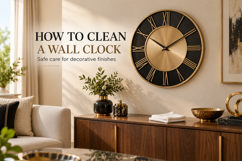 How to Clean a Wall Clock Without Damaging the Finish