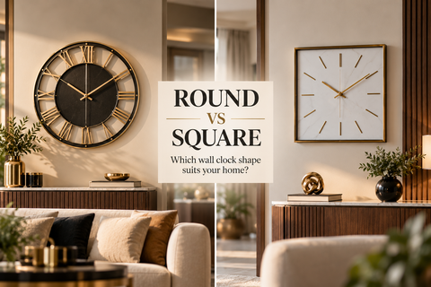 Round vs Square Wall Clock: Which Shape Suits Your Home?