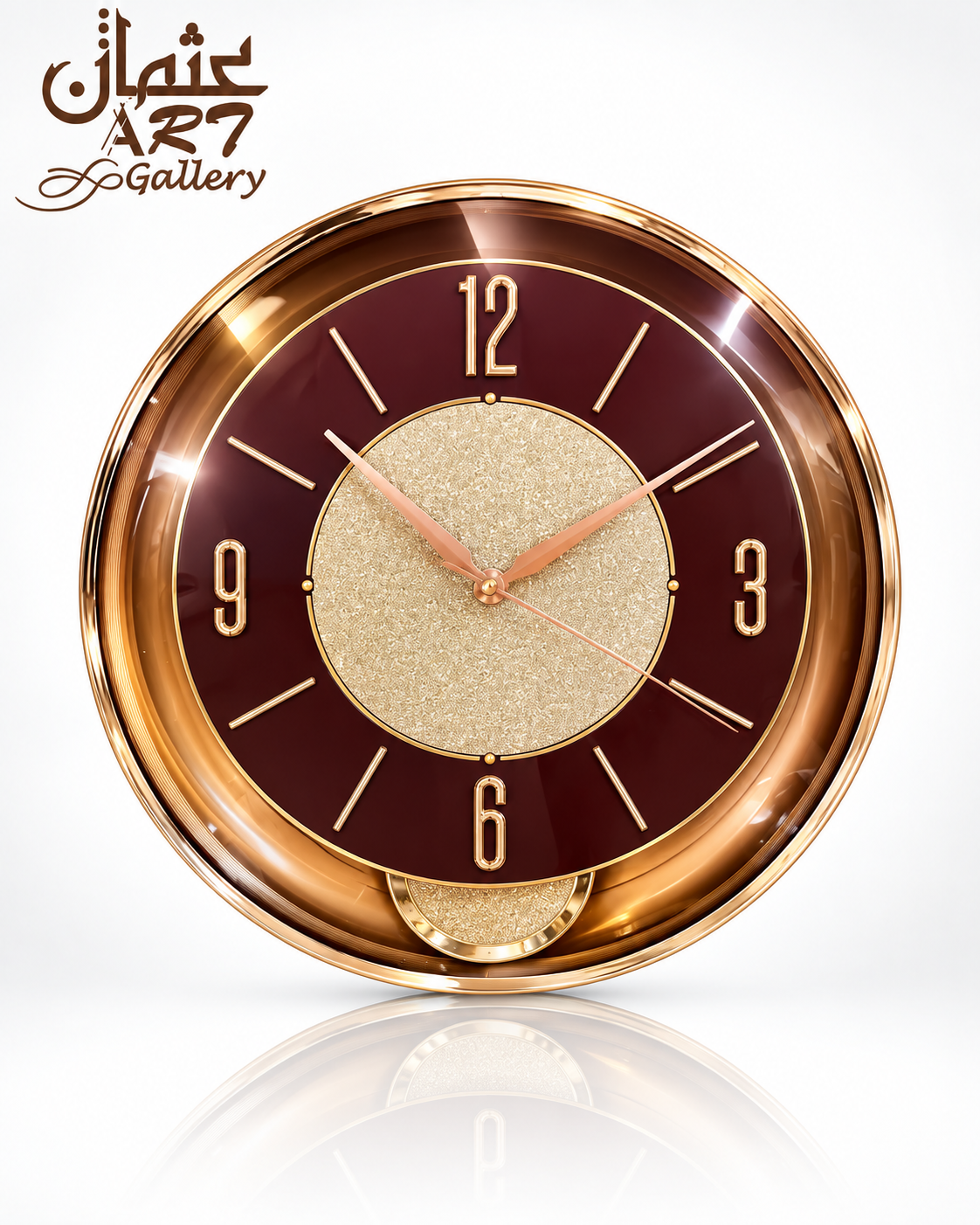 Modern Sparkle Dial Clock