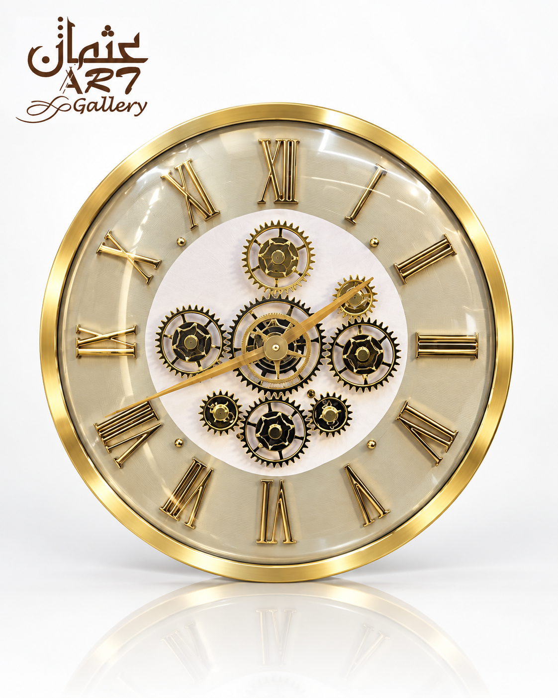 Roman Gear Clock