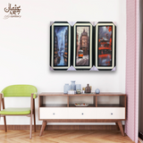 3-Panel World Cityscapes Set