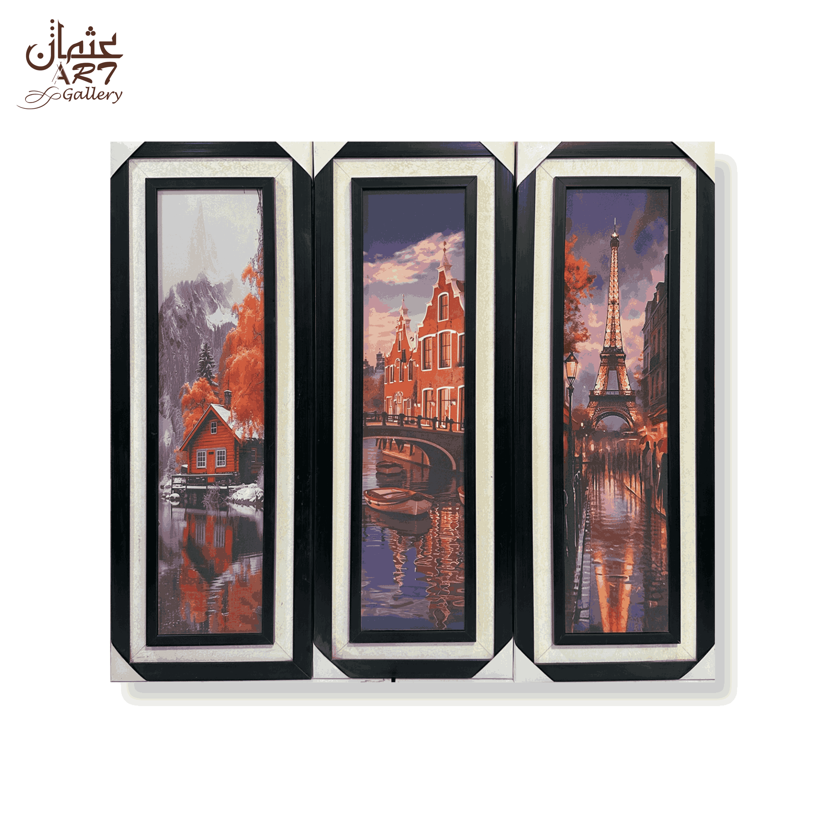 3-Panel European Nights Set