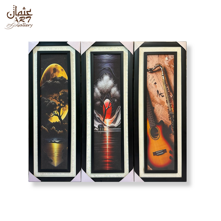 3-Panel Art & Music Set