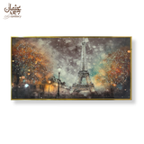 Eiffel Tower Crystal Night Wall Frame
