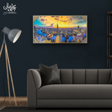 Sunset Skyline Resin Wall Frame