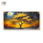 Moonlit Golden Tree Resin Frame