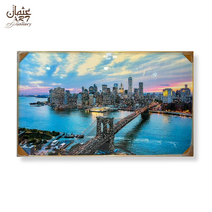 Brooklyn Bridge Resin Wall Frame