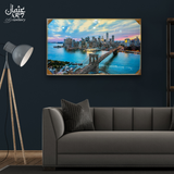 Brooklyn Bridge Resin Wall Frame