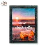 Light Quote Sunset Frame