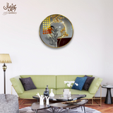 Abstract Floral and Geometric Resin Wall Art