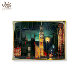 Epoxy Resin Cityscape Wall Art