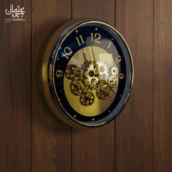 Fancy Gear Clock. Premium Gear Style Decorative Wall Clock – Usman ...