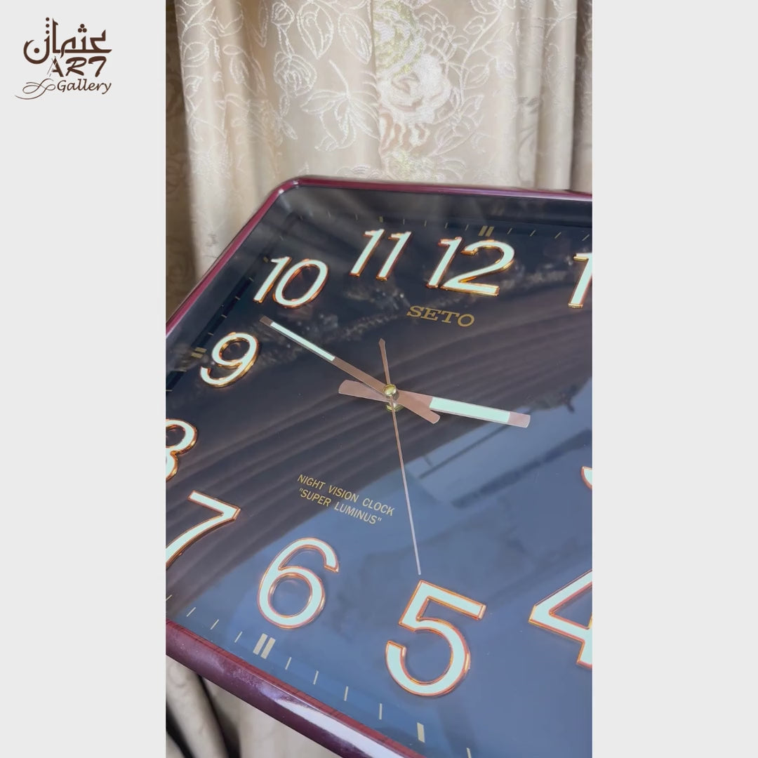Night Vision Luminous Wall Clock