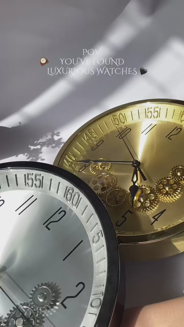 Luxury Gear Clock